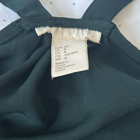 Green Racerback Tank Top w/Gold Bedding around Straps - Picture 5 of 5